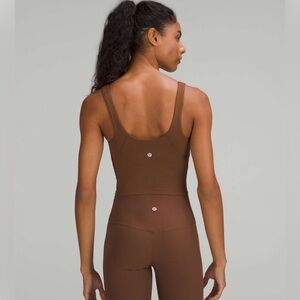 NWT SOLD OUT LULULEMON Align ribbed tank chocolate brown